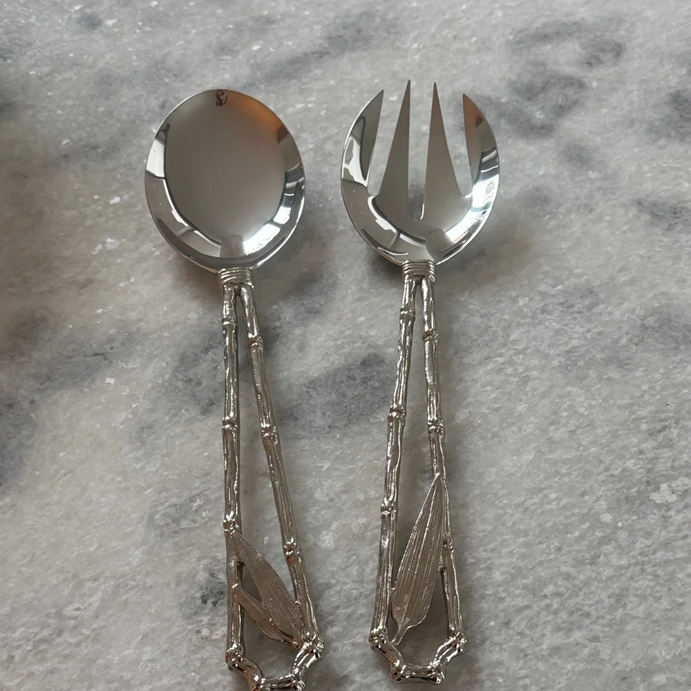 Silver Wrapped Spoon Set - Picture 2 of 3